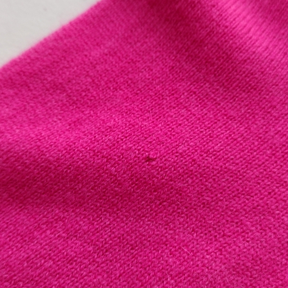 Talbots Pure Cashmere Pullover Long Sleeves V-Neck Sweater Size M - Picture 13 of 13